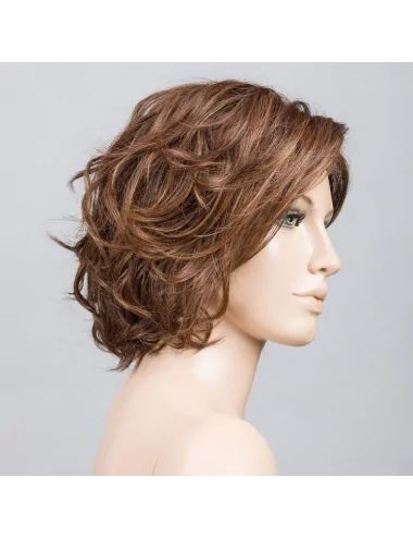 Perruque synthétique SOUND MONO PART chocolate rooted ELLEN WILLE