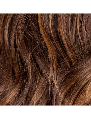 Perruque en fibre synthétique Eclat chocolate rooted Ellen Wille