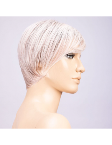 Perruque en fibre synthétique Link Pastel rose rooted Ellen Wille