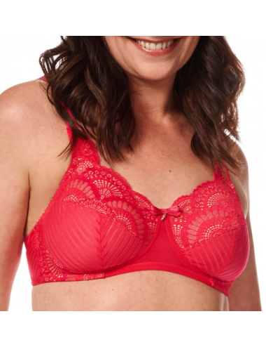 Soutien-gorge Karolina sans armatures AMOENA (Blanc/sable clair)