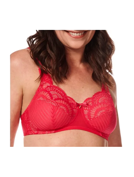 Soutien-gorge Karolina sans armatures AMOENA Framboise/sable Soutien-gorge Karolina sans armatures AMOENA Framboise/sable