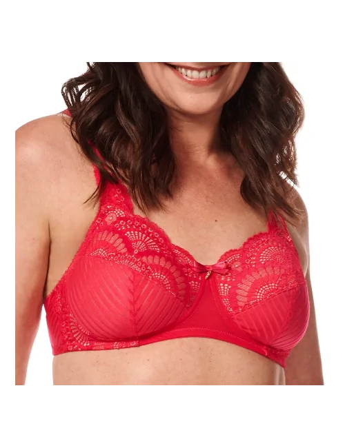 Soutien-gorge Karolina sans armatures AMOENA (Blanc/sable clair)
