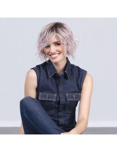 Perruque synthétique Cookie Mono Part Pastel Rose Rooted Ellen Wille Perucci