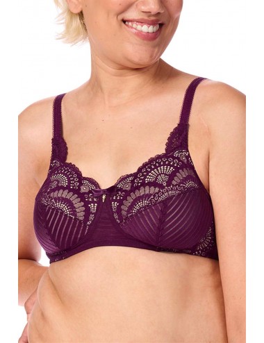 Soutien-gorge Karolina sans armatures AMOENA Baie noire / Sable