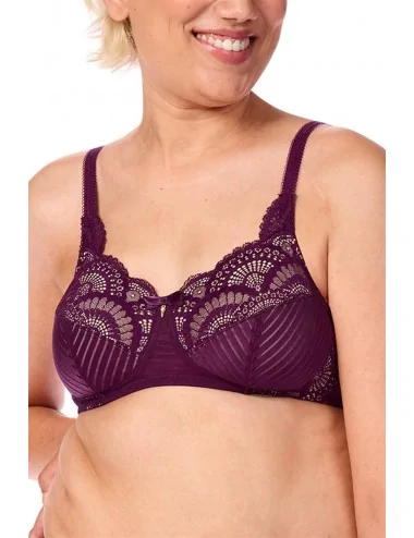 Soutien-gorge Karolina sans armatures AMOENA Baie noire / Sable