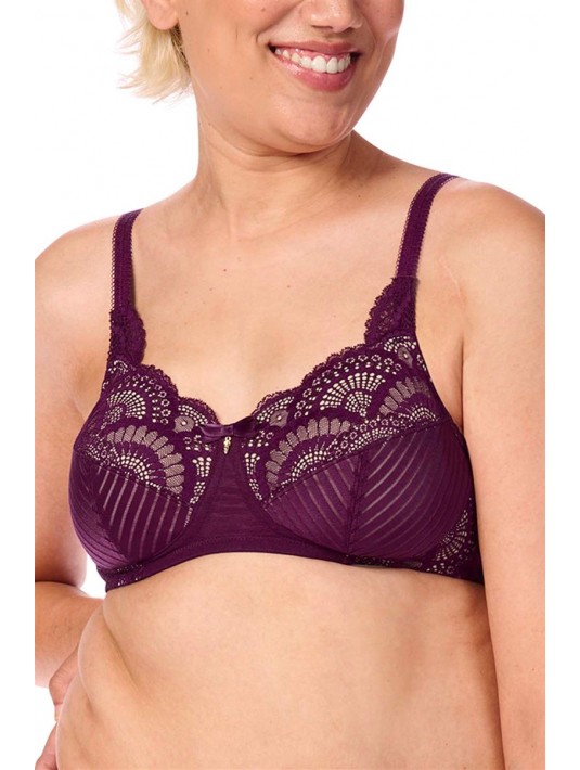 Soutien-gorge Karolina sans armatures AMOENA Baie noire / Sable Soutien-gorge Karolina sans armatures AMOENA Baie noire / Sable