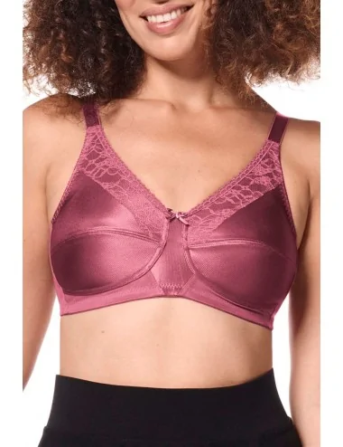 Soutien-gorge Nancy sans armatures Prune Amoena