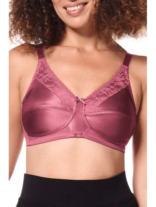 Soutien-gorge Nancy sans armatures Prune Amoena Soutien-gorge Nancy sans armatures Prune Amoena