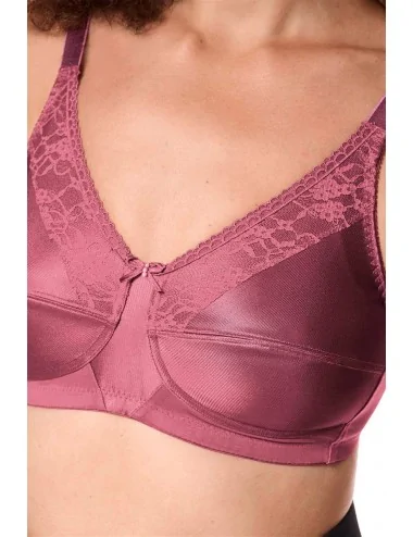 Soutien-gorge Nancy sans armatures Prune Amoena