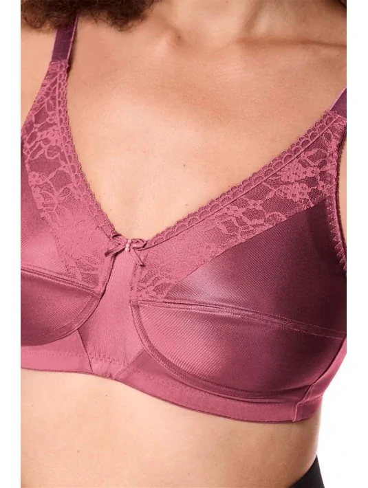 Soutien-gorge Nancy sans armatures Prune Amoena Soutien-gorge Nancy sans armatures Prune Amoena