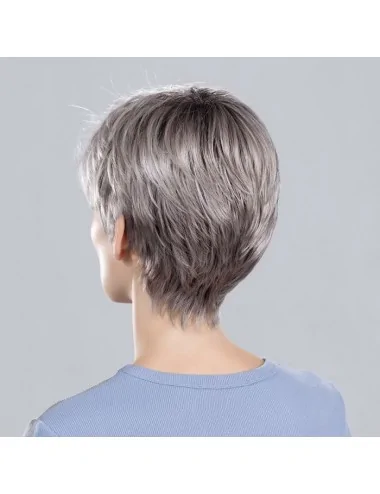 Perruque synthétique DEBBIE Metallic Grey Rooted ELLEN WILLE