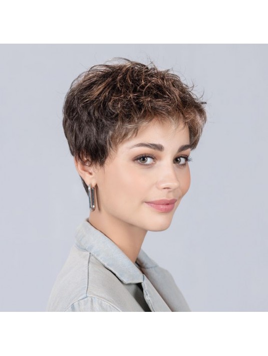 Perruque synthétique courte Tab Perucci Coffeebrown Lighted Ellen Wille