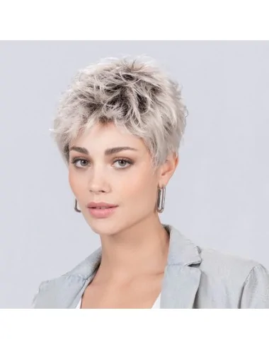 Perruque synthétique courte Tab Perucci Platinblonde Rooted Ellen Wille