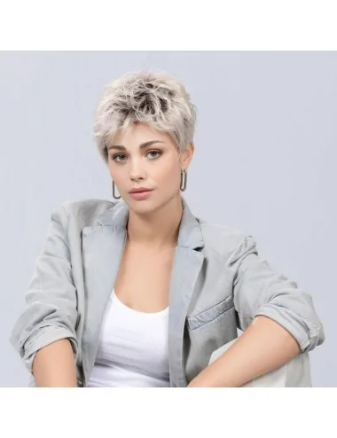 Perruque synthétique courte Tab Perucci Platinblonde Rooted Ellen Wille