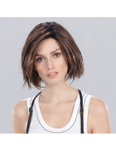 Perruque synthétique Ready Mono Part Darkauburn rooted - Ellen Wille Oncologia