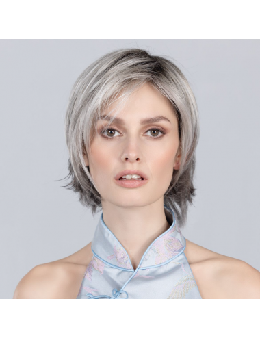 Perruque synthétique Easy Mono Part metallic blonde rooted Ellen Wille - Oncologia