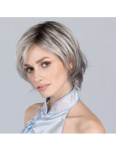 Perruque synthétique Easy Mono Part metallic blonde rooted Ellen Wille - Oncologia