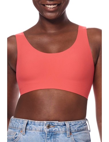 Brassière soutien-gorge Linda sans armatures Rose pour prothèses mammaires Amoena