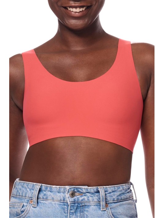 Brassière soutien-gorge Linda sans armatures Rose pour prothèses mammaires Amoena