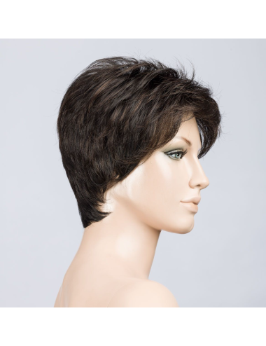 Perruque en fibre synthétique Stay Espresso rooted Ellen Wille