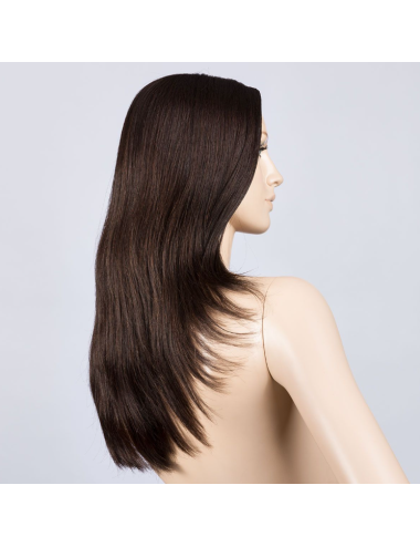 Perruque en fibre naturelle Collect Mono Part Espresso mix Ellen Wille