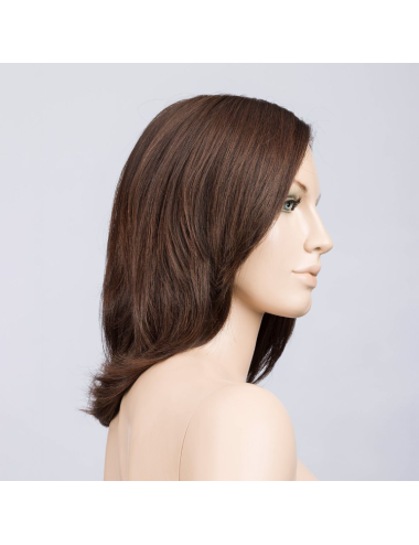 Perruque en fibre naturelle Juvia Darkchocolate mix Ellen Wille