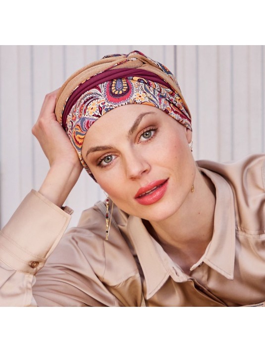 Bonnet Noya bambou Palmyre Elite hair Christine Headwear
