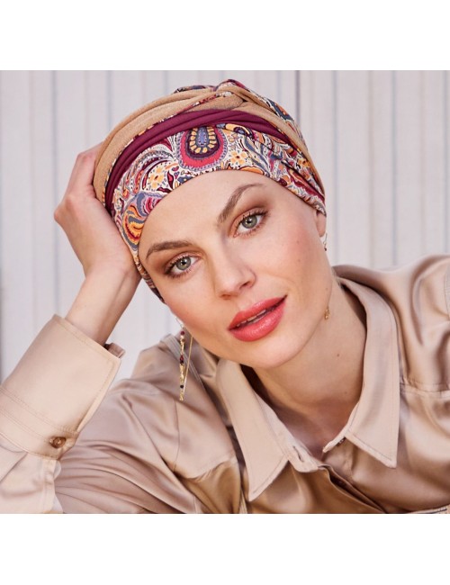 Bonnet Noya bambou Palmyre Elite hair Christine Headwear