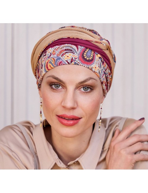 Bonnet Noya bambou Palmyre Elite hair Christine Headwear