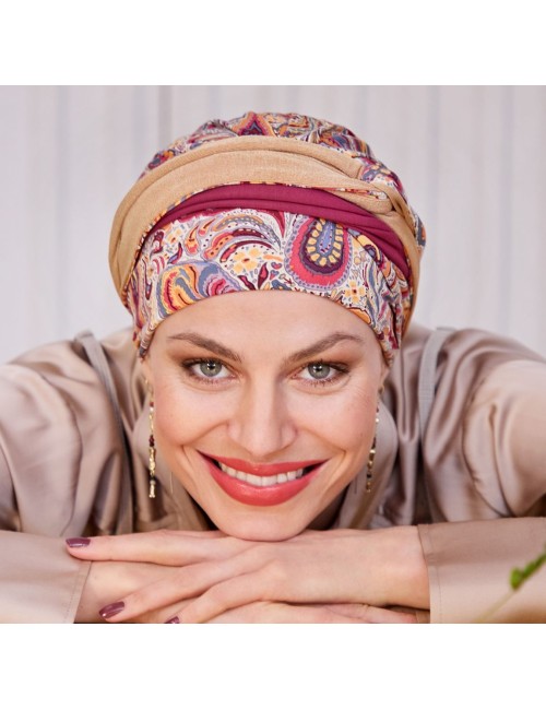 Bonnet Noya bambou Palmyre Elite hair Christine Headwear