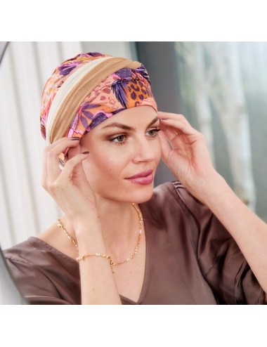 Bonnet EASY BAMBOU Flowers paradise ELITE HAIR Christine headwear