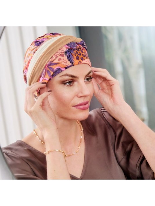 Bonnet EASY BAMBOU Flowers paradise ELITE HAIR Christine headwear