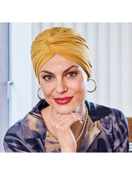 Bonnet bambou Joyo Paille - Christine HeadWear - Elite Hair
