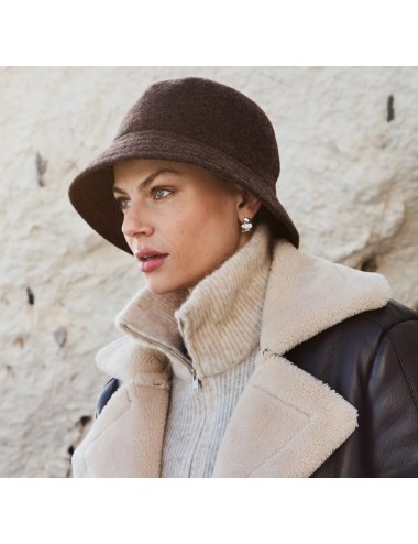 Chapeau en laine British Chocolat Elite hair christine headwear 1533-4082.