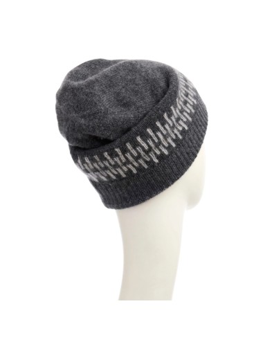 Bonnet laine et cachemire Val d'Isère gris 1595-4084 christine headwear elite hair