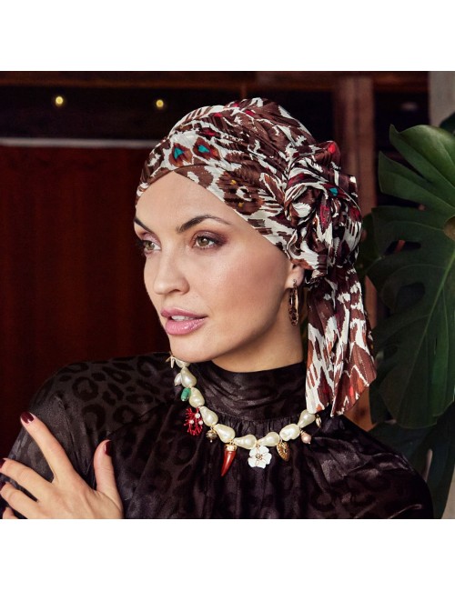 Bonnet BOHO TWIN SET Améthyste ELITE HAIR Christine HeadWear