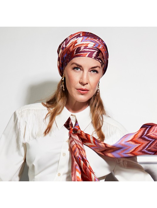 Bonnet en soie Boho Somptueux Elite Hair Christine HeadWear