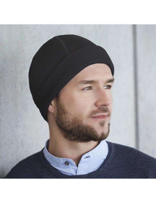 Bonnet HOMME LAINE Ventura black laine ELITE HAIR - Christine Headwear