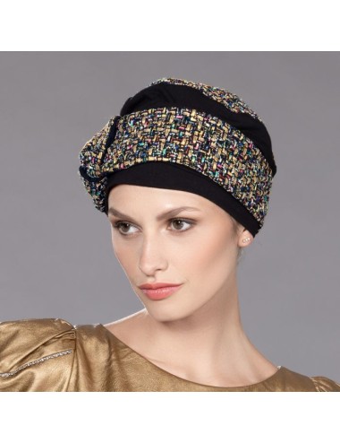 Bonnet Wanja Black Ellen's headwear Ellen Wille
