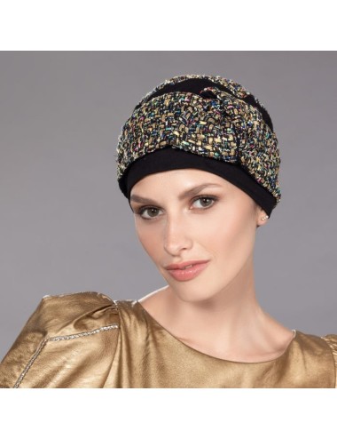 Bonnet Wanja Black Ellen's headwear Ellen Wille