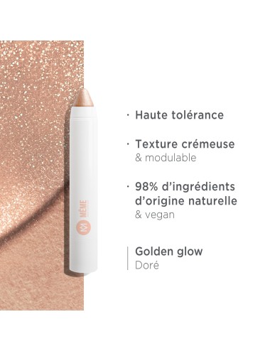 Ombre à paupières Même Cosmetics Golden Glow Doré