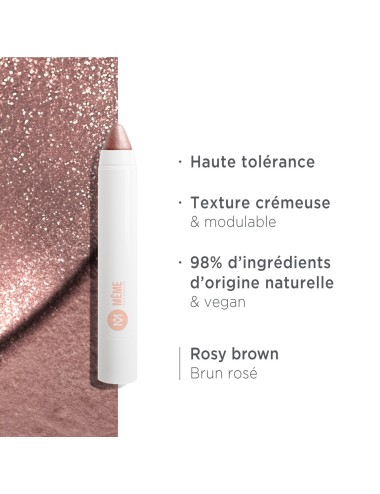 Ombre à paupières Même Cosmetics Rosy Brown brun rosé