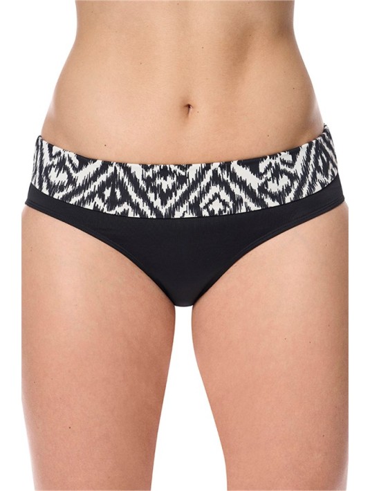 Maillot de bain bas de bikini Salta Noir / Blanc Amoena