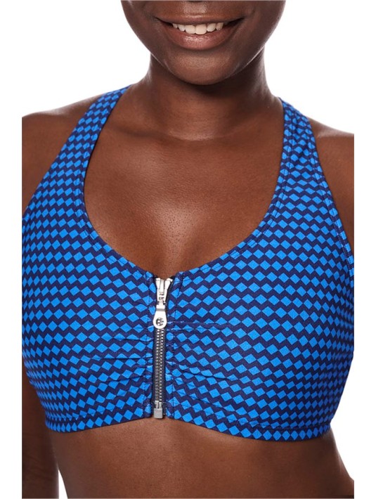 Maillot de bain haut de bikini Padua Bleu Amoena