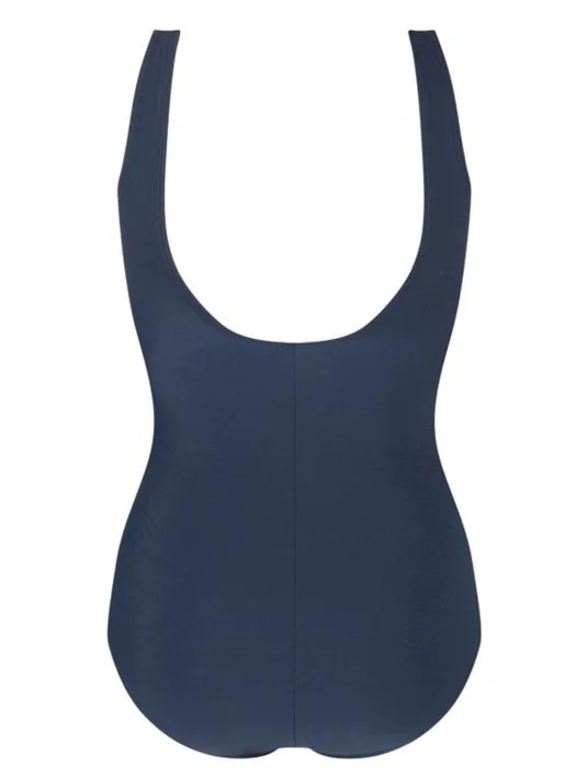 Maillot de bain une pièce Rhodes bleu nuit (Arrière) AMOENA