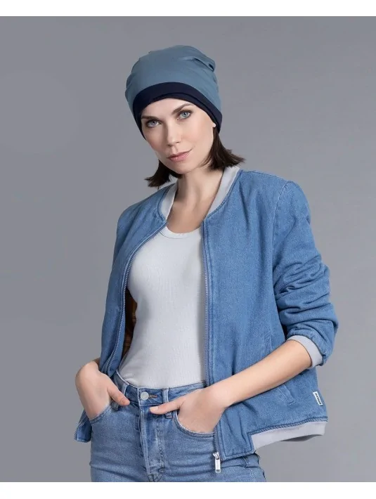 Bonnet GO marine jeans ELLEN WILLE