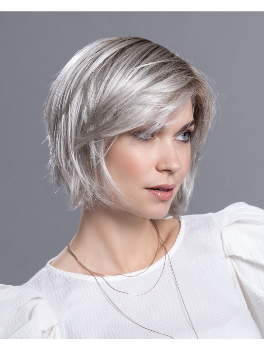Perruque synthétique FRENCH MONO PART silverblonde rooted ELLEN WILLE