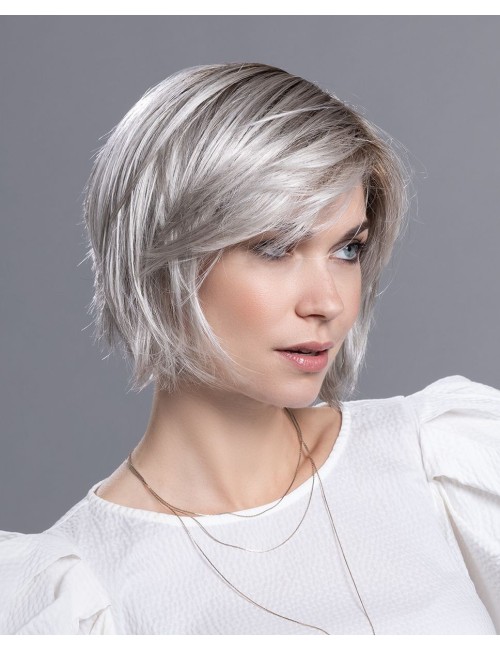 Perruque synthétique FRENCH MONO PART silverblonde rooted ELLEN WILLE