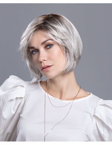 Perruque synthétique FRENCH MONO PART silverblonde rooted ELLEN WILLE
