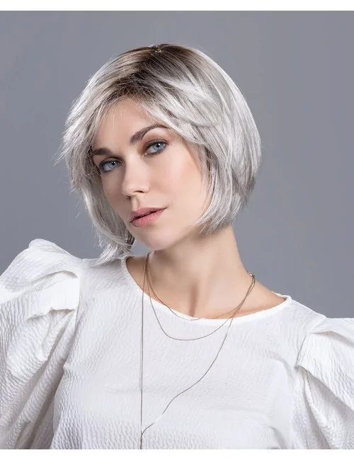 Perruque synthétique FRENCH MONO PART silverblonde rooted ELLEN WILLE